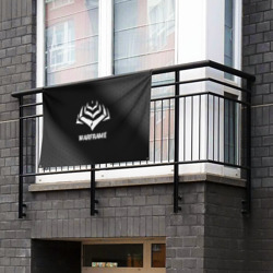 Флаг-баннер Warframe Glitch - на темном фоне - фото 2