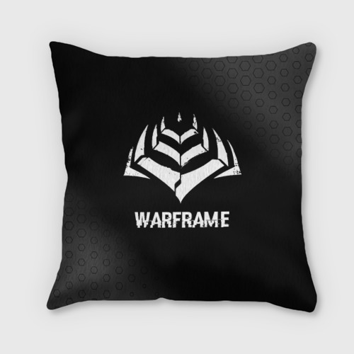 Подушка 3D Warframe Glitch - на темном фоне
