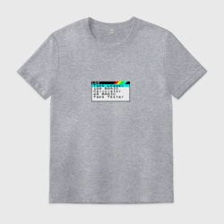 Мужская футболка хлопок Стартовый экран ZX Spectrum 128