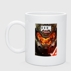 Кружка керамическая Doom eternal - poster