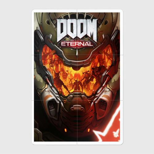 Магнитный плакат 2x3 с принтом Doom eternal - poster, вид спереди №1