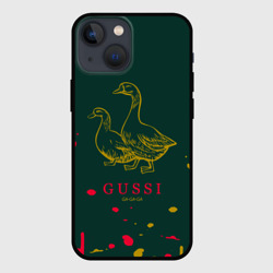 Чехол для iPhone 13 mini Gucci - ga ga ga - краска