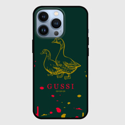 Чехол для iPhone 13 Pro Gucci - ga ga ga - краска