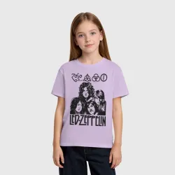 Детская футболка хлопок Led Zeppelin Black - фото 2
