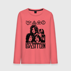 Мужской лонгслив хлопок Led Zeppelin Black