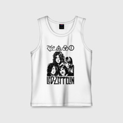 Детская майка хлопок Led Zeppelin Black