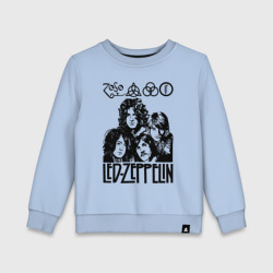 Детский свитшот хлопок Led Zeppelin Black