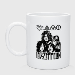 Кружка керамическая Led Zeppelin Black