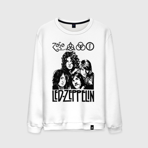 Мужской свитшот хлопок Led Zeppelin Black