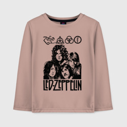 Детский лонгслив хлопок Led Zeppelin Black