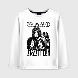 Детский лонгслив хлопок Led Zeppelin Black