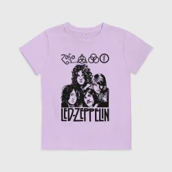 Детская футболка хлопок Led Zeppelin Black
