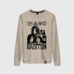 Женский свитшот хлопок Led Zeppelin Black