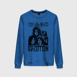 Женский свитшот хлопок Led Zeppelin Black