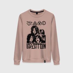 Женский свитшот хлопок Led Zeppelin Black