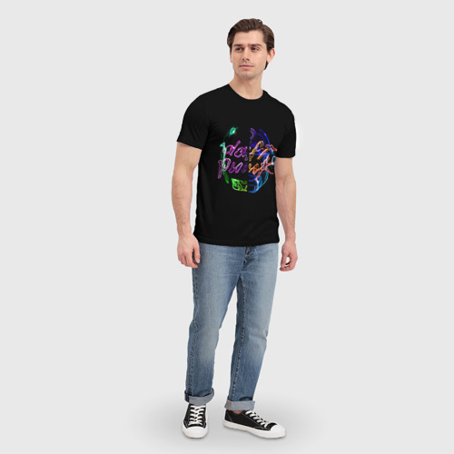 Мужская футболка 3D Daft punk фанк, цвет 3D печать - фото 5