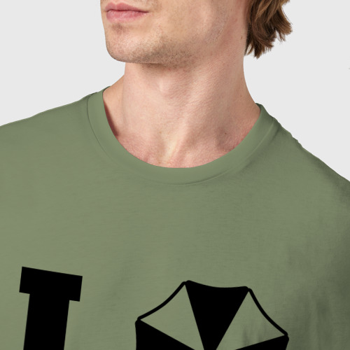 Мужская футболка хлопок с принтом Resident Evil Love Classic, фото #4