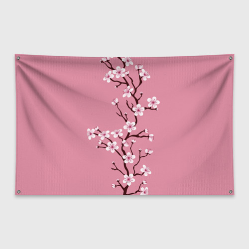 Флаг-баннер Нежность сакуры