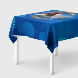 Скатерть 3D Лыжи - не развлечение, лыжи - жизнь!