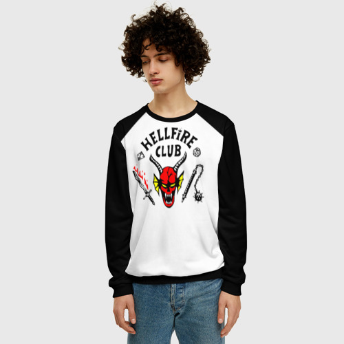 Мужской свитшот 3D+ Stranger Things HellFire Club - фото 3