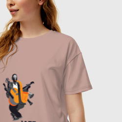 Женская футболка хлопок Oversize Jazz - Africa - фото 2