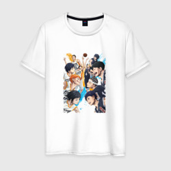 Мужская футболка хлопок Ahiru no Sora art