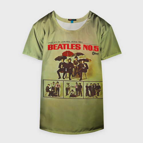 Накидка на куртку 3D Beatles N0.5, цвет 3D печать - фото 4