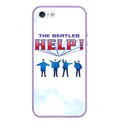 Чехол для iPhone 5/5S матовый The Beatles Help!