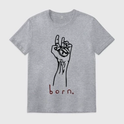 Мужская футболка хлопок Half life - born