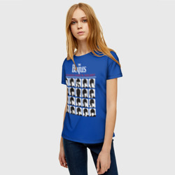 Женская футболка 3D The Beatles - A Hard Day's Night - фото 2