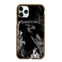 Чехол для iPhone 11 Pro матовый Evanescence - пламя