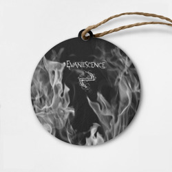 Деревянная игрушка круг Evanescence - пламя
