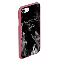 Чехол для iPhone 7/8 матовый Evanescence - пламя - фото 2