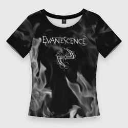 Женская футболка 3D Slim Evanescence - пламя