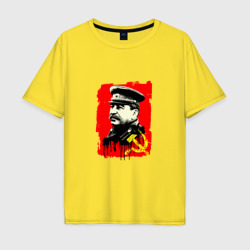 Мужская футболка хлопок Oversize СССР - Сталин