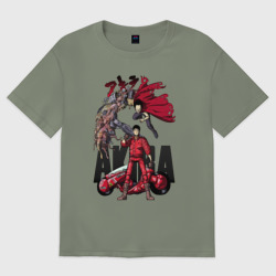Женская футболка хлопок Oversize Akira anime
