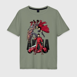 Мужская футболка хлопок Oversize Akira anime