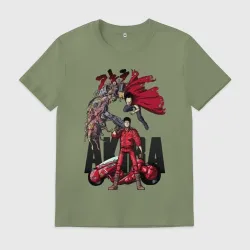 Мужская футболка хлопок Akira anime
