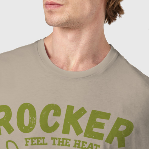 Мужская футболка хлопок с принтом Rocker | Рокер, фото #4