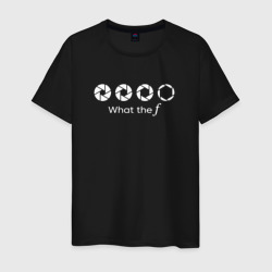 Диафрагма фотограф – Мужская футболка хлопок с принтом купить со скидкой в -20%