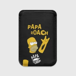 Картхолдер Magsafe магнитный Papa Roach, Гомер Симпсон