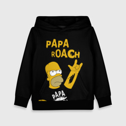 Детская толстовка 3D Papa Roach, Гомер Симпсон