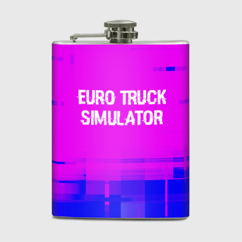 Фляга Euro Truck Simulator Glitch Text Effect