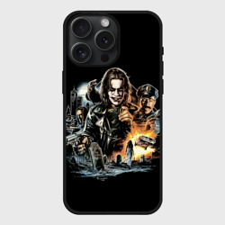 Чехол силиконовый для Apple iPhone 15 Pro Мax матовый Фильм "Ворон", Постер The Crow