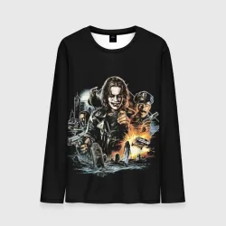 Мужской лонгслив 3D Фильм "Ворон", Постер The Crow