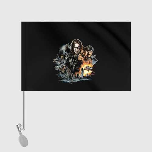 Флаг для автомобиля Фильм "Ворон", Постер The Crow - фото 2