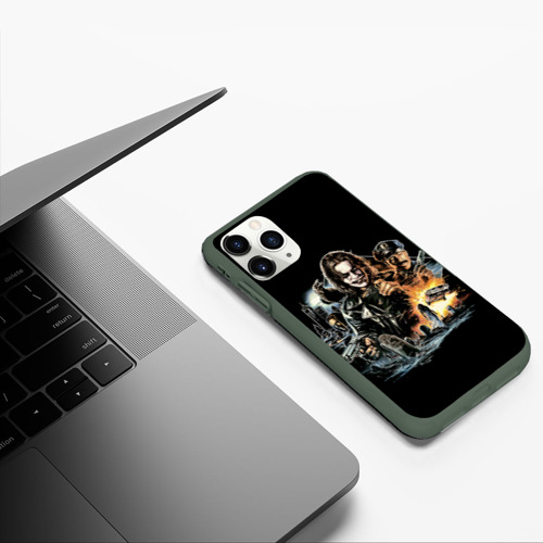 Чехол для iPhone 11 Pro матовый Фильм "Ворон", Постер The Crow, цвет темно-зеленый - фото 5