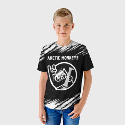 Детская футболка 3D Arctic Monkeys - кот - Краски - фото 2