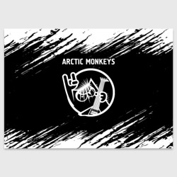 Поздравительная открытка Arctic Monkeys - кот - Краски