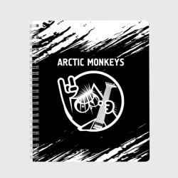 Тетрадь Arctic Monkeys - кот - Краски